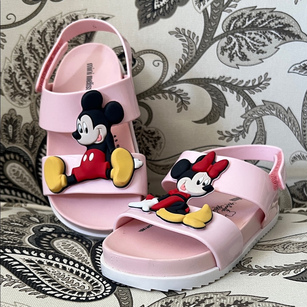 Mini Melissa Mickey and Minnie Sandals